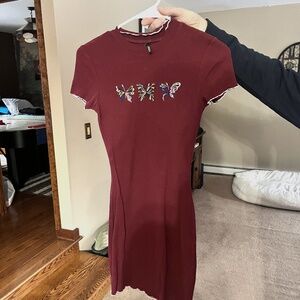 Mini Tight Butterfly Dress